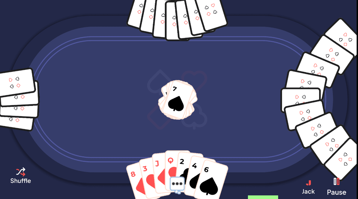 Main gameplay screen of the game